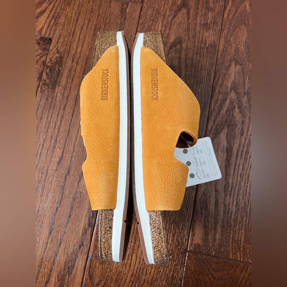 Birkenstock Arizona Soft Footbed Sandals with White Buckles - Narrow Fit - Picture 13 of 13